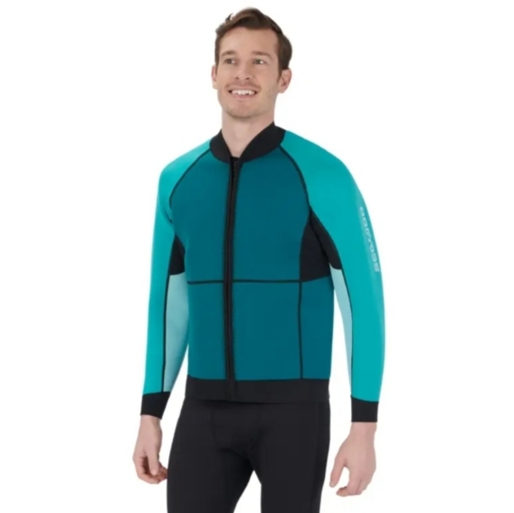 $120 NEW XL Sea-Doo Men's Neoprene Montego Jacket SWIM WETSUIT EXTRA LARGE NWT